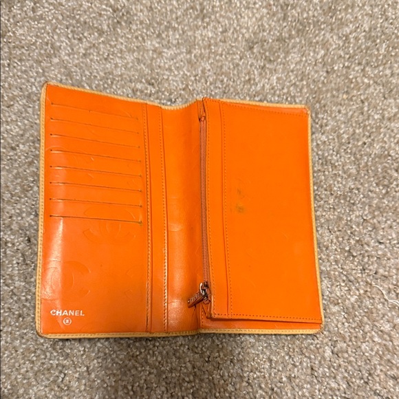 Chanel Cambon Yellow Quilted Women's Wallet + Box - Picture 3 of 14